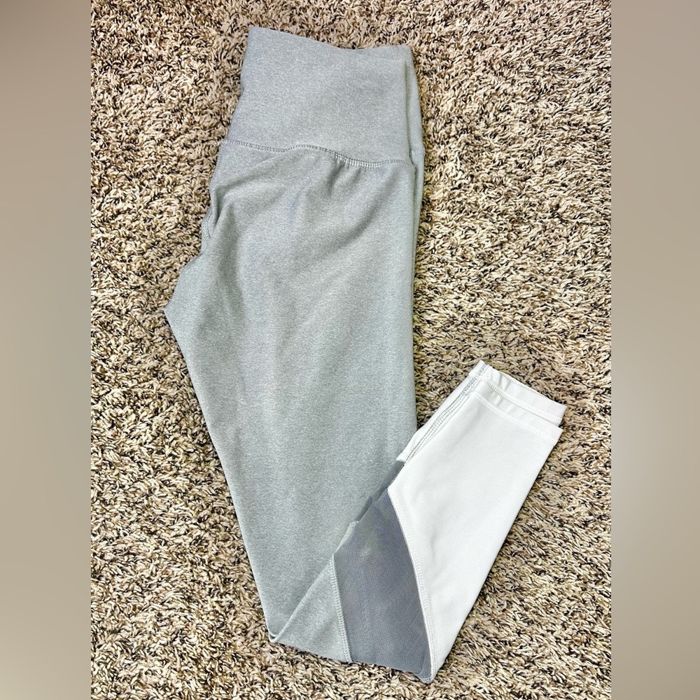RBX Active Leggings Women's Size Small Gray White Athletic Gym Training
